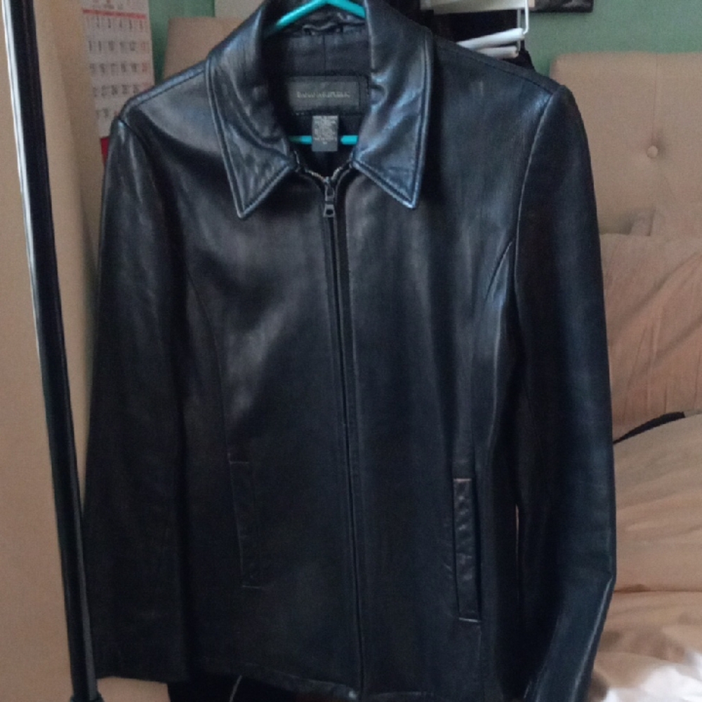 Banana Republic Women's Black Leather Jacket
